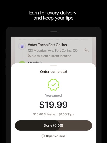 LOCAL Driver App iPad screenshot