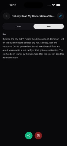 Voice2Journal screenshot