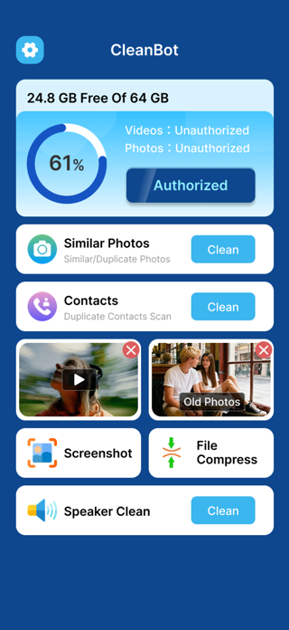 CleanBot: Phone Swift Screenshot 1 of 4