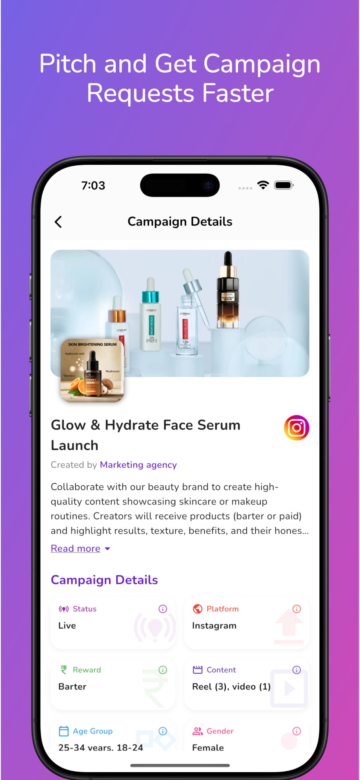 Collabuzz - Influencer app