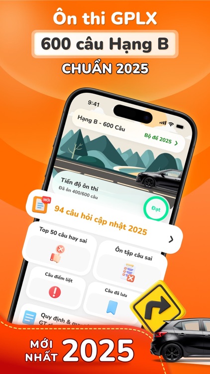 Ôn thi GPLX 600 câu Hạng B