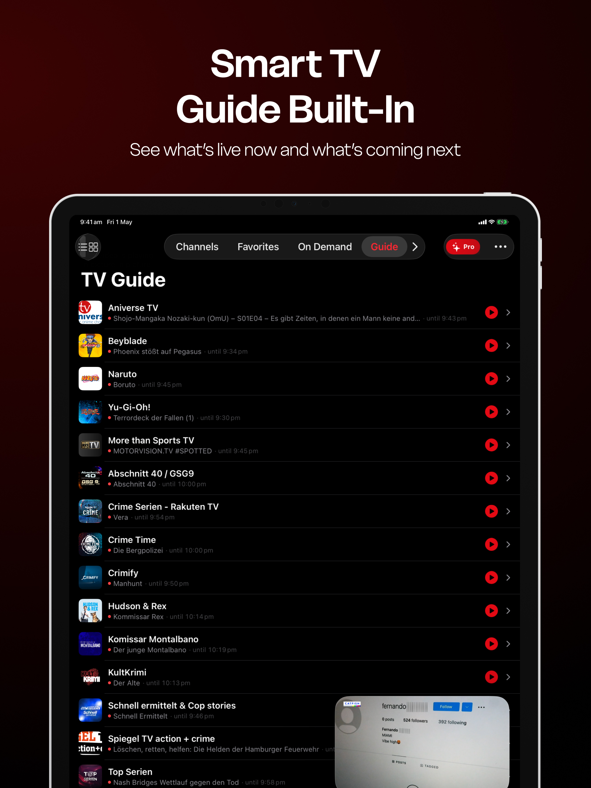IPTV Player & TV Guide: IPTViX screenshot 14