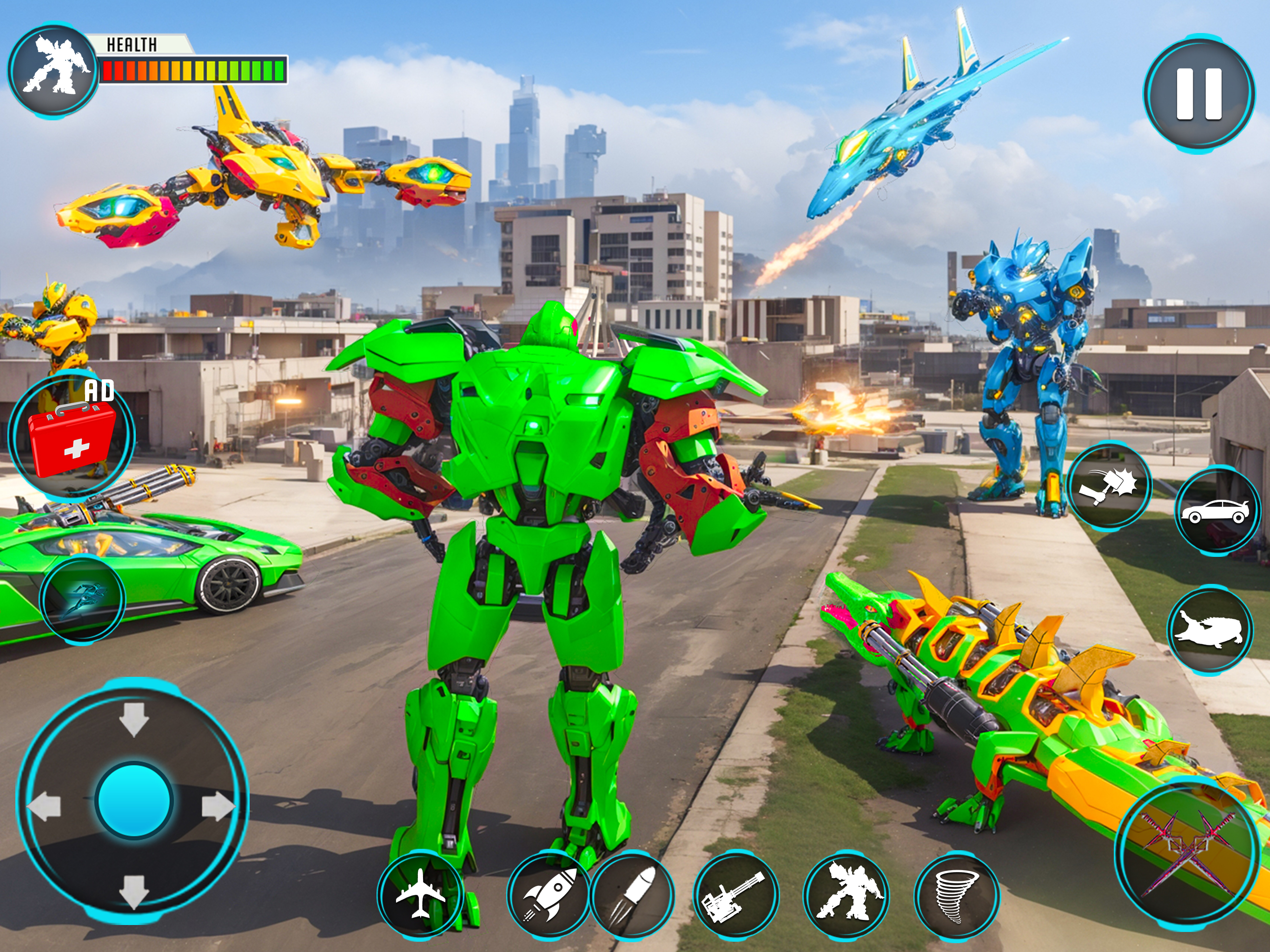 Crocodile Robot War Fighter