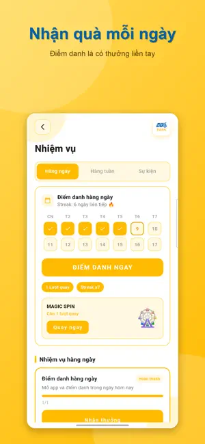 VTC Park: Điểm Danh Nhận Quà screenshot 1