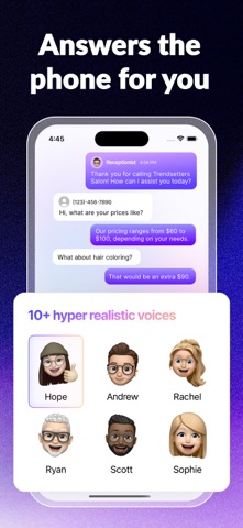 NuPhone - AI Receptionist Screenshot 2 of 8