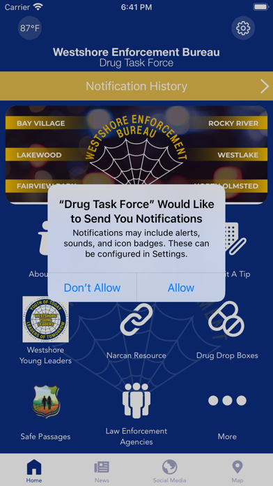 Westshore Enforcement Bureau Screenshot