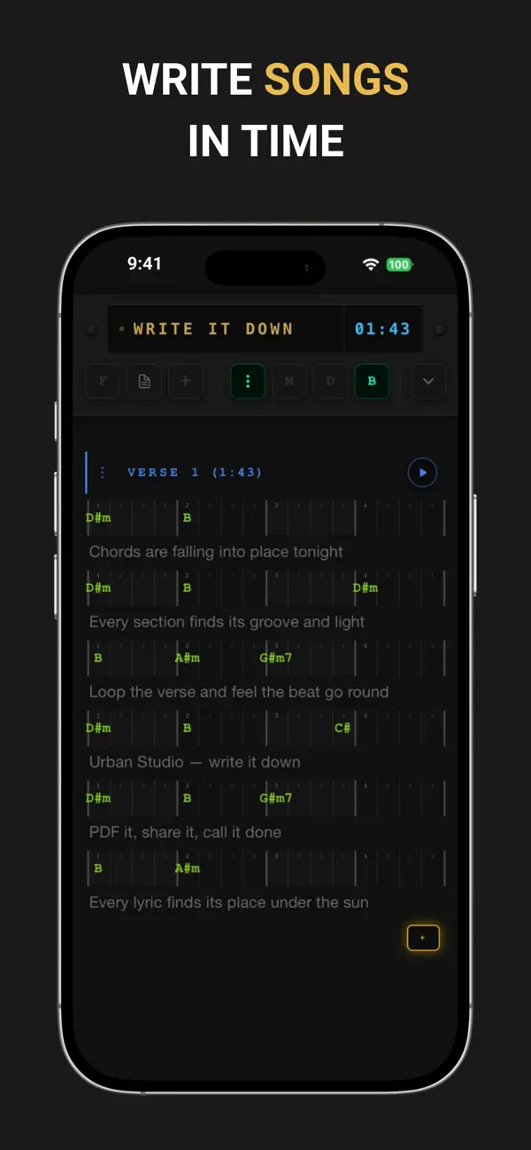 #3. Urban Lyric Studio (iOS) De: Batikan Bozkurt Kursat