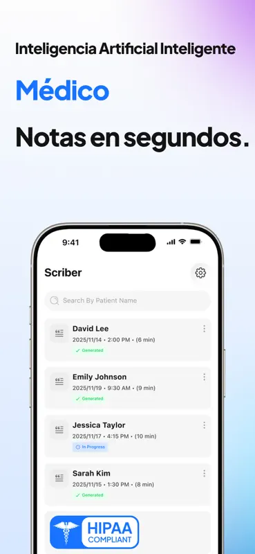 AI Clinical : Note Taker screenshot 1 of 8