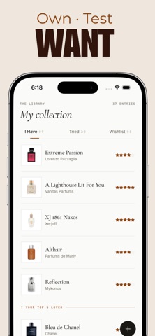ScentPass iPhone screenshot