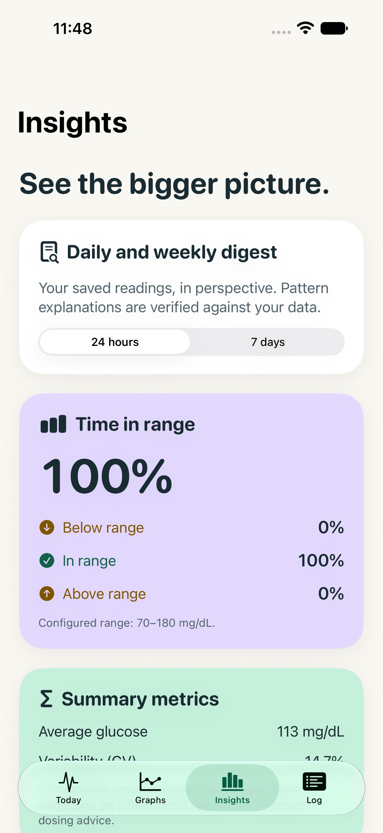 Screenshot 5 of Glucose Thread: Blood Sugar
