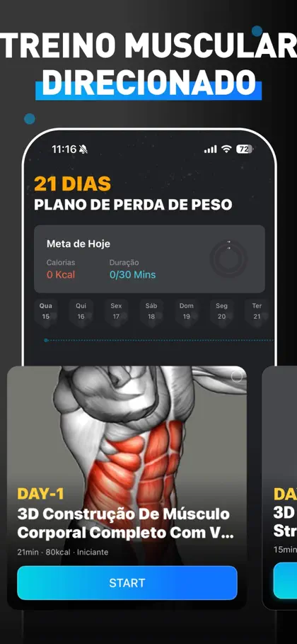 Screenshot 4 von 6 zu MuscleMaxMe: Fitness Planner