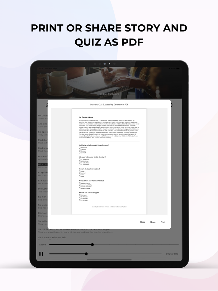 Learn German Listen and Read