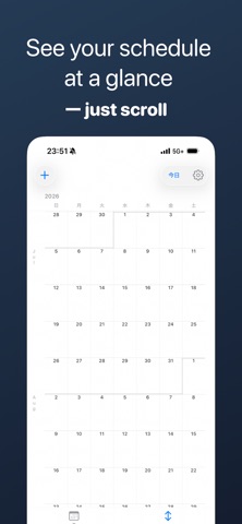 Scrollory Calendar screenshot