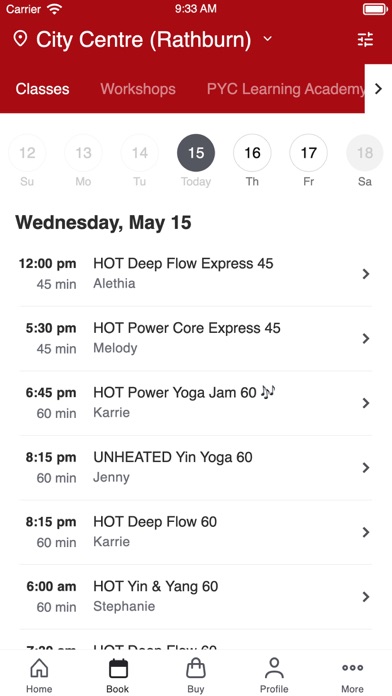 Power Yoga Canada - PYC Screenshot