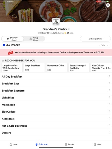 Grandma's Pantry iPad screenshot