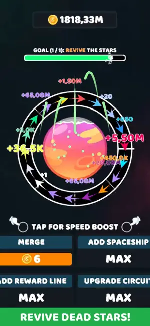 Galactic Merge Idle screenshot 2