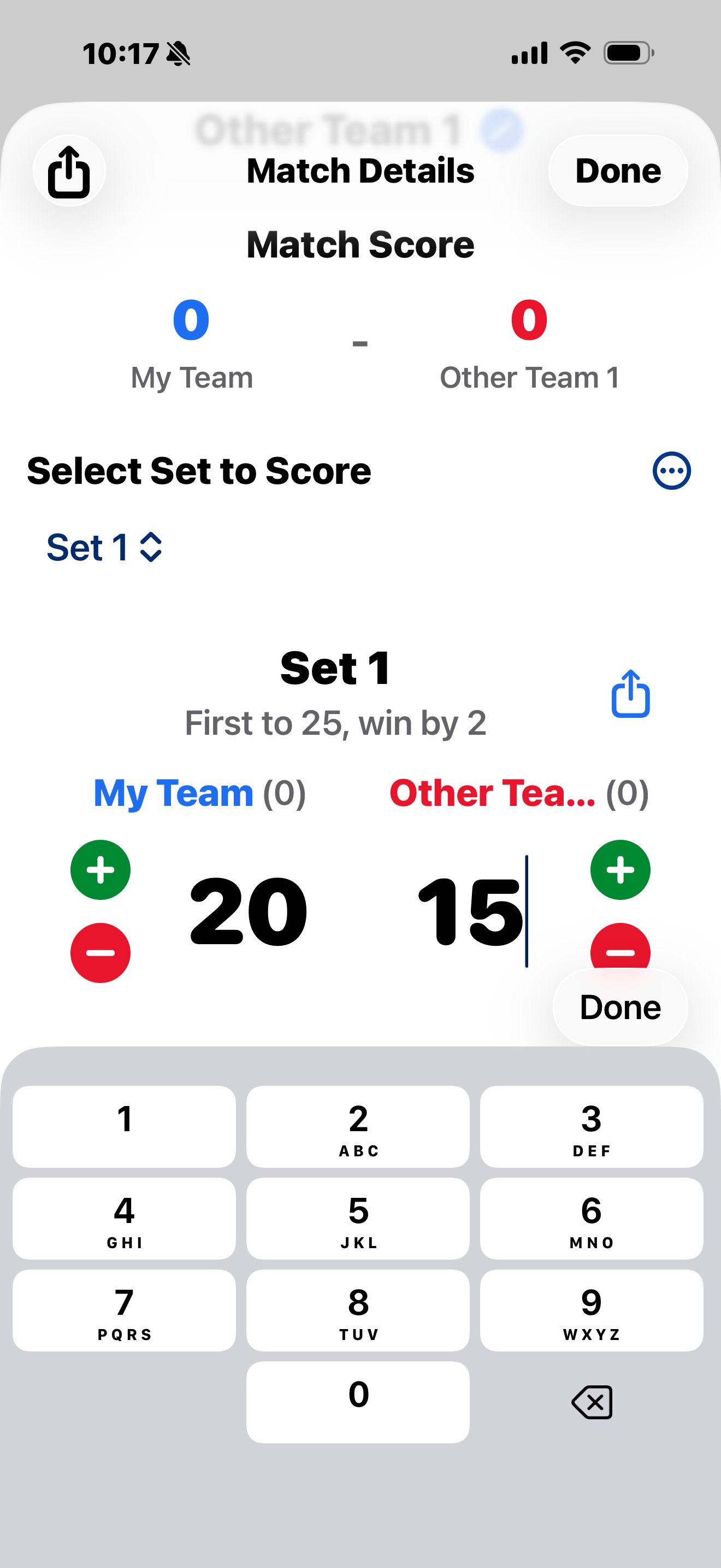 VolleyballTourney Scorekeeper screenshot 4