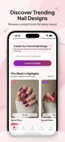 Nailoria: Nail Try On & Art screenshot