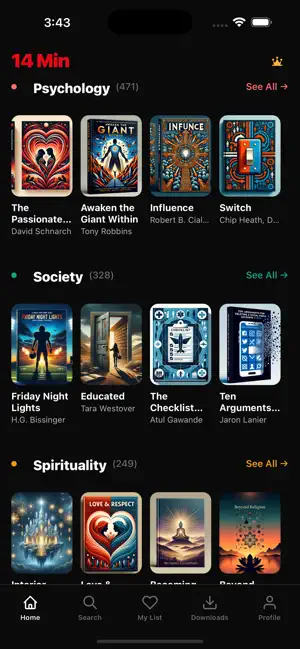 14-Min Book Summaries Audio screenshot 4
