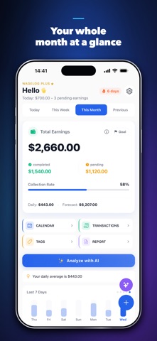 WageLog Plus: Work Log & Pay Screenshot 2 of 8