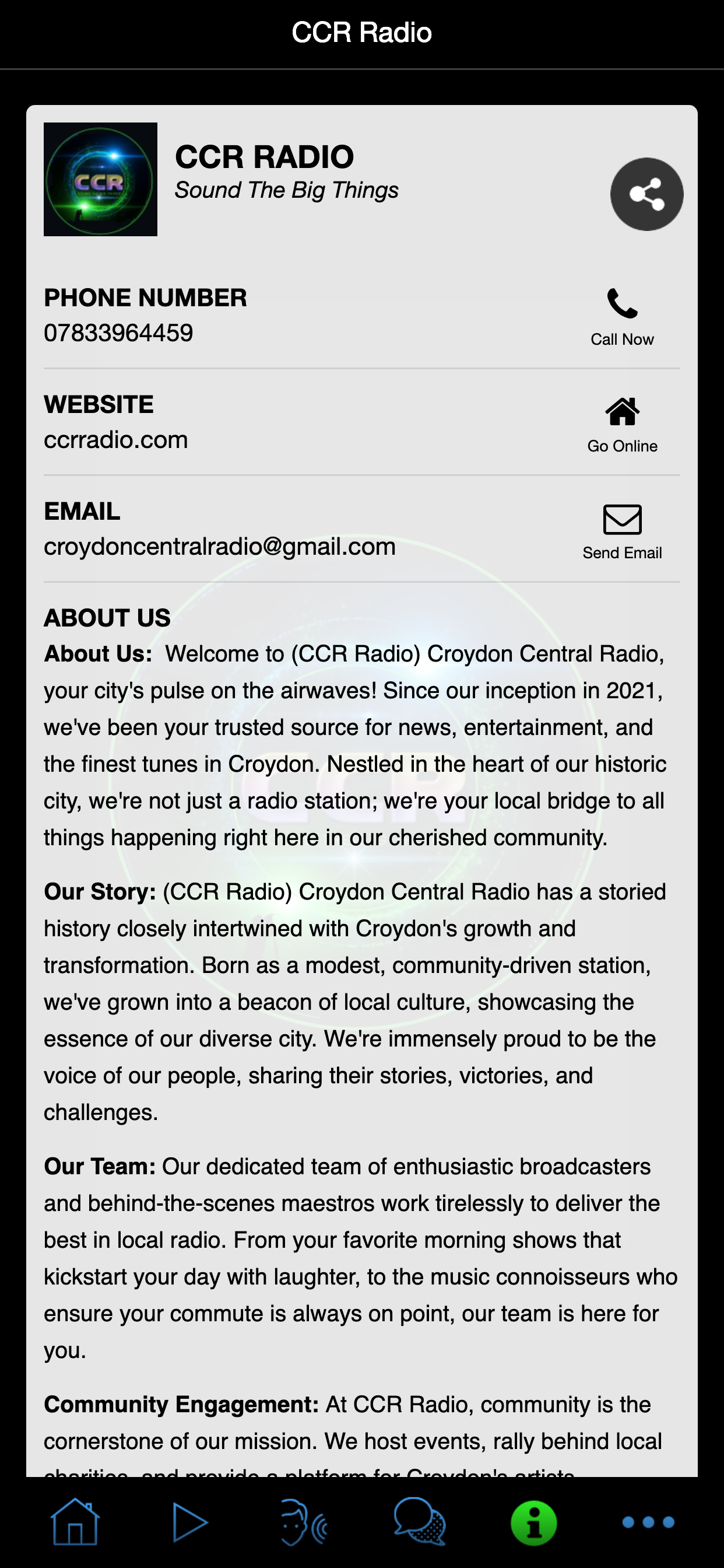 CCR Radio