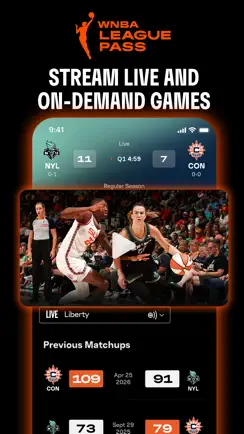 WNBA: Live Games & Scores iPhone image 4