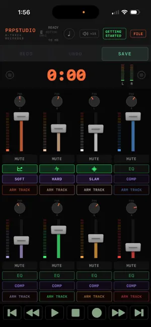 Personal Recording Pro Studio iPhone screenshot 1