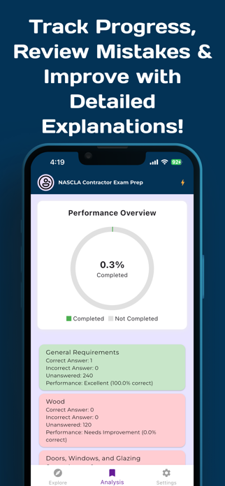 NASCLA Contractor Exam Prep Screenshot 9 of 10