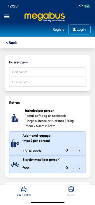 Megabus UK Screenshot 4 of 6