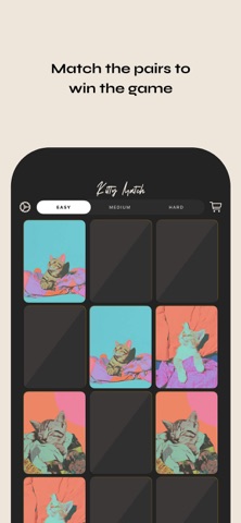 Kitty Match: Memory Game Screenshot 2 of 6