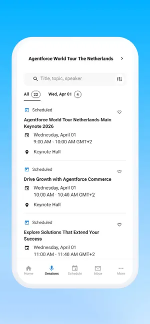 Salesforce on Tour iPhone screenshot 4