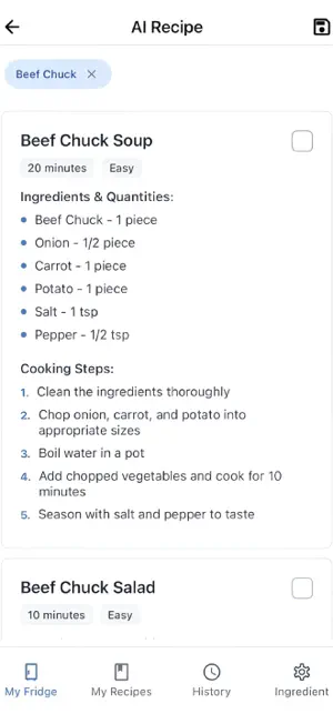 EmptyFridge-My Kitchen Helper screenshot 3
