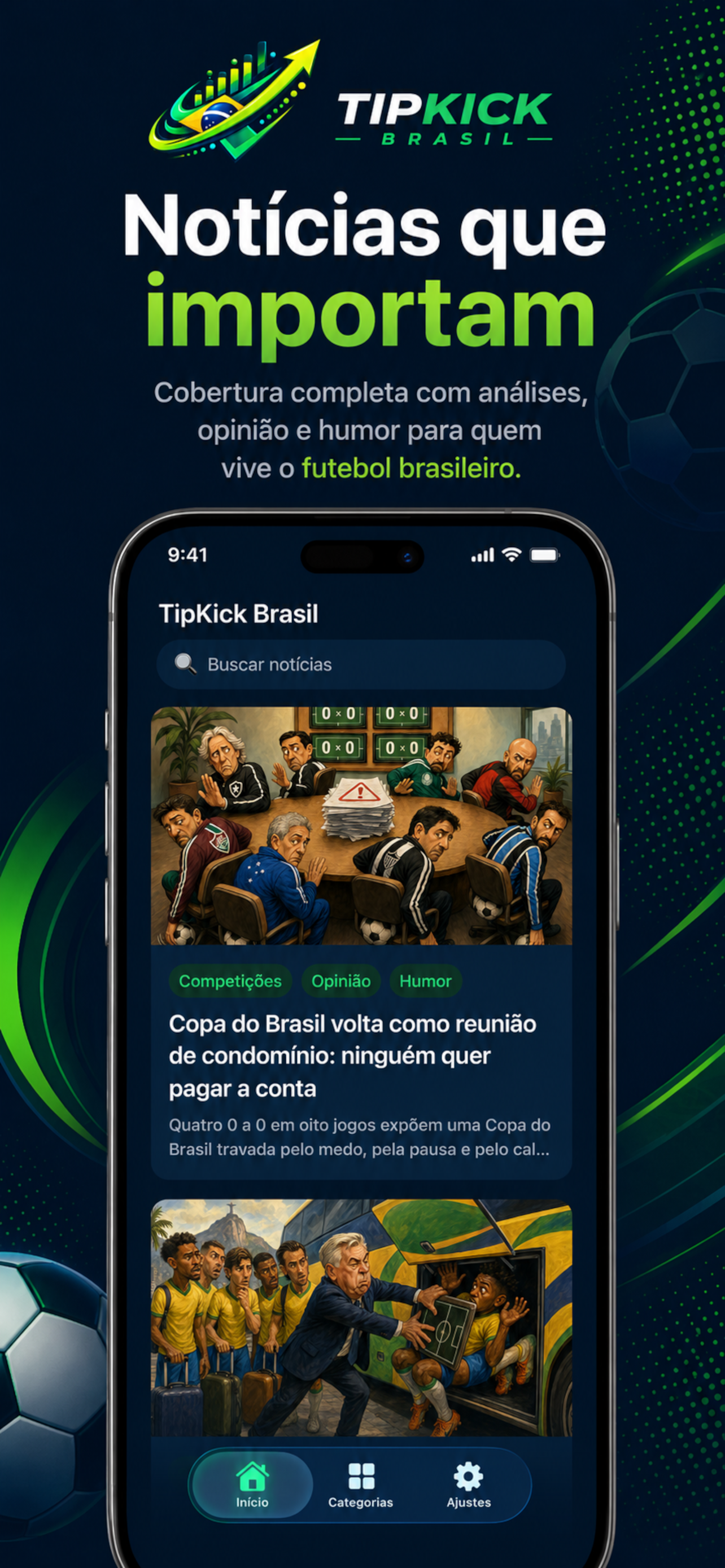 TipKick: Futebol e Notícias screenshot 3