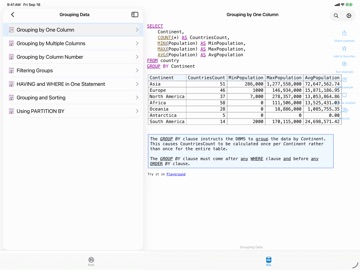 Rust Recipes Pro iPad screenshot