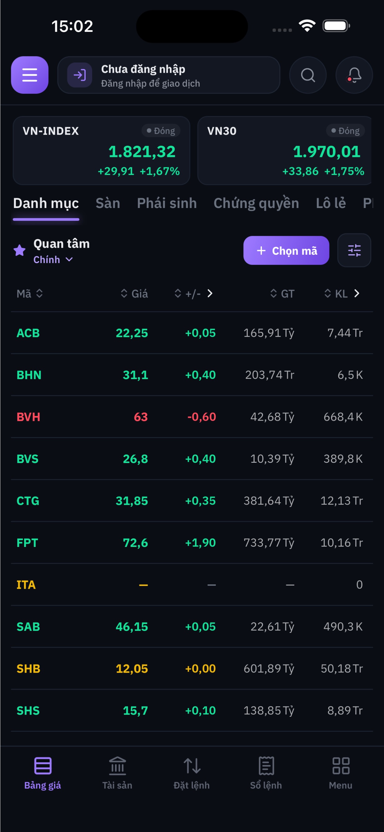 Screenshot 2 of stock-price.app