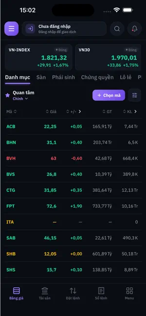 stockprice screenshot 2