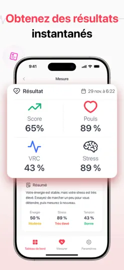 Capture d'écran de Heart Beat: Moniteur Cardiaque sur iPhone 2