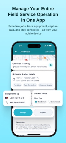 EyeOnTask - Field Service App app screenshot 2