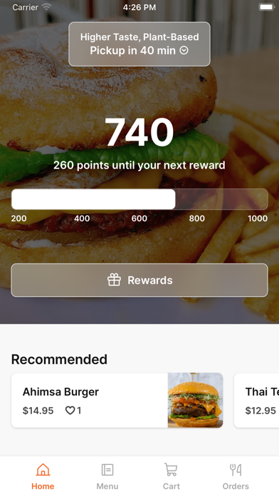 Higher Taste - Plant Based iPhone screenshot 1 - Food & Drink app