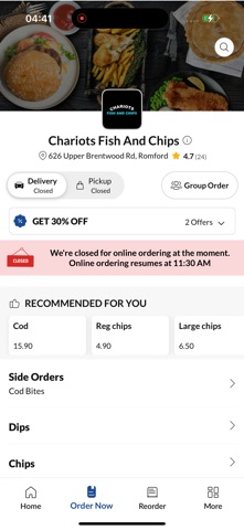 Chariots Fish And Chips Screenshot 2 of 4