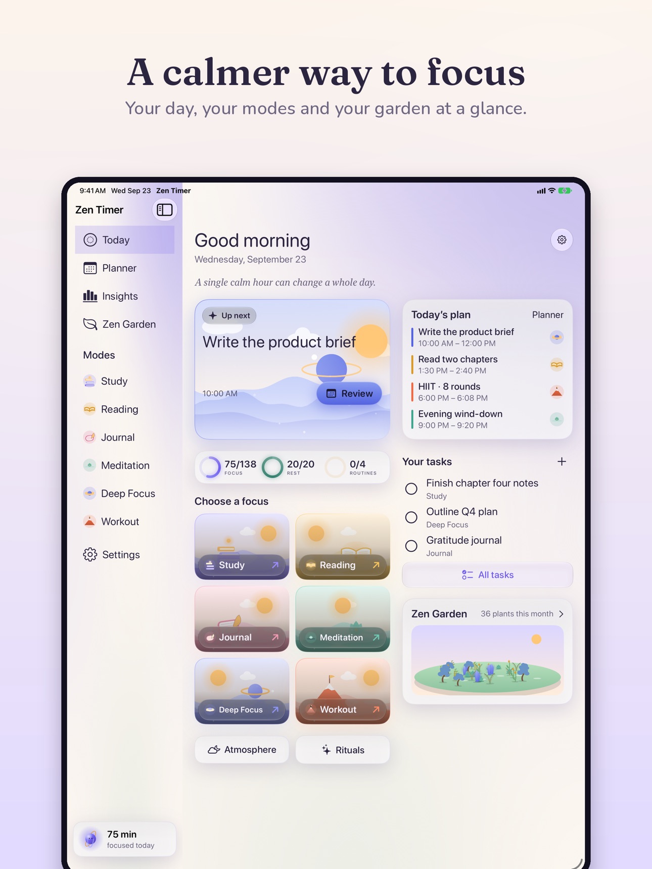 Screenshot 9 of Zen Timer: Focus & Pomodoro