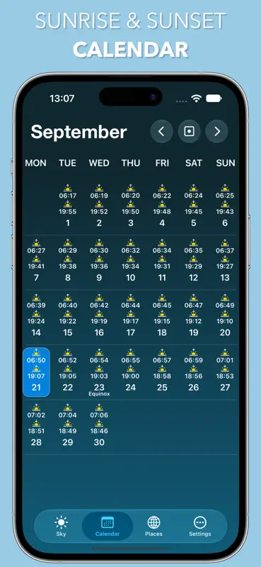 Sunrise Sunset Times & Widget screenshot 2 of 10