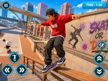 Skating Snowboard Jump Ski 3D