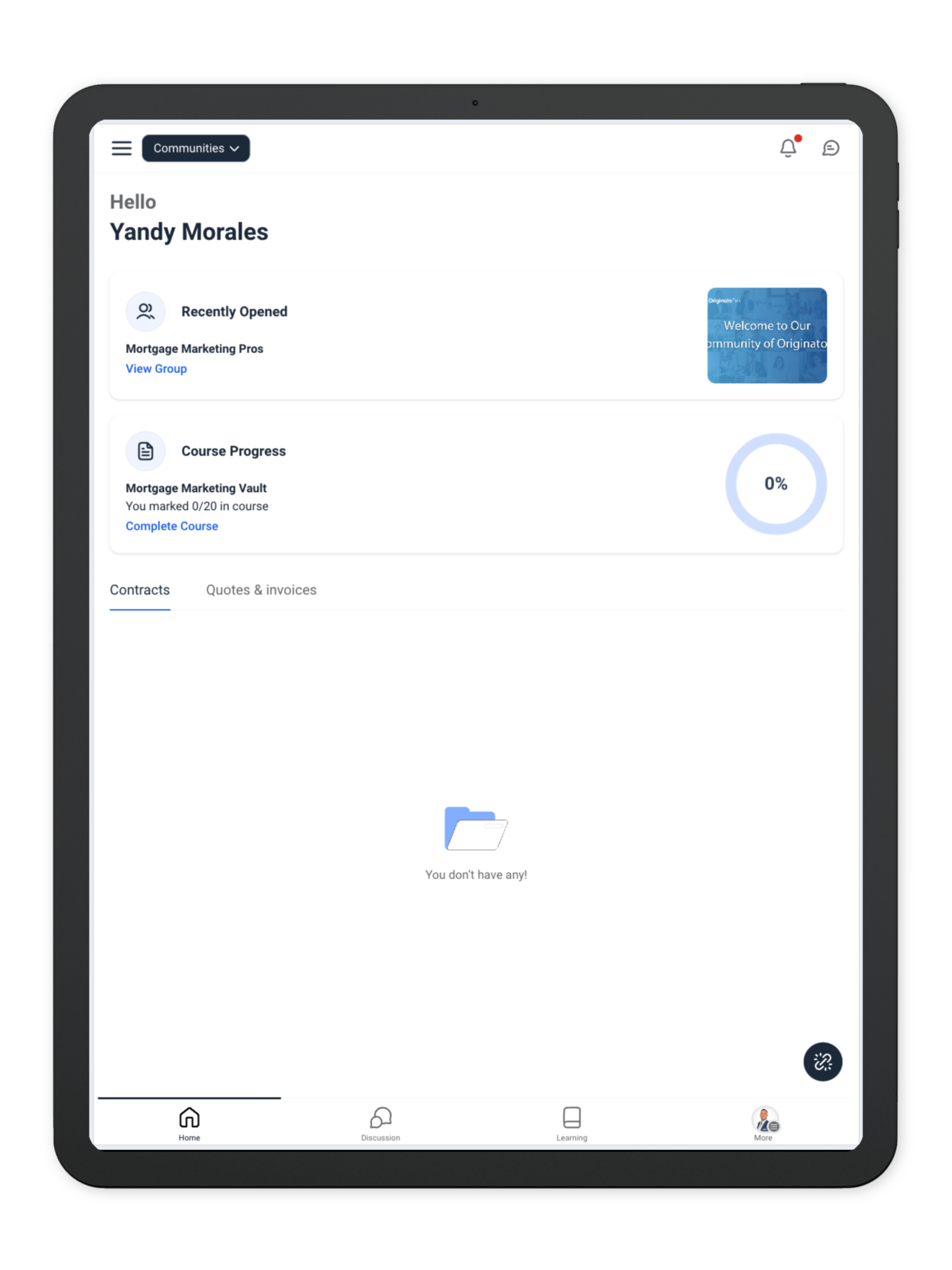 OriginatePro Portal