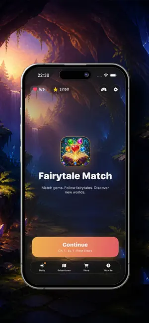 Fairytale Gem Match screenshot 1