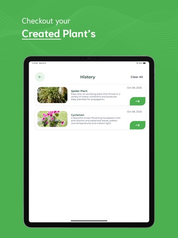 Plant Identifier - PI iPad screenshot