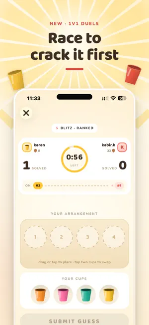 Guess Cup: Cup Matching screenshot 2