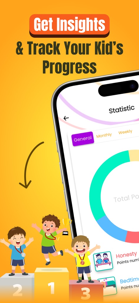 Points - Kids Behavior Tracker - Lifestyle App | MWM