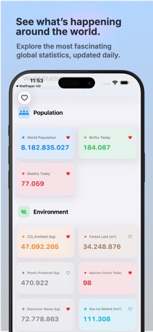 iStat - World Statistics screenshot