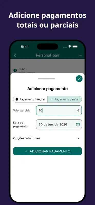 Controle de Dívidas Pessoais screenshot 3 of 7